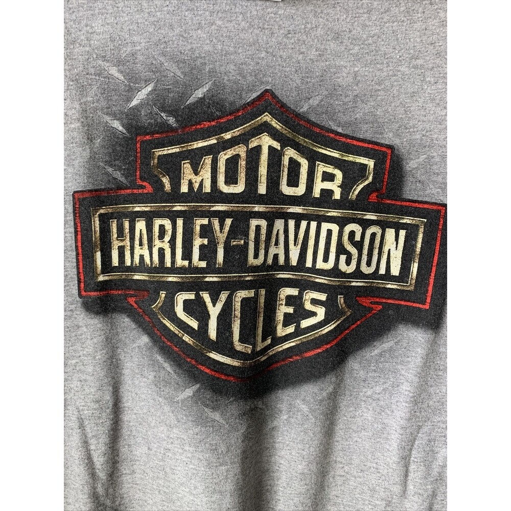Harley-Davidson Orland Florida Men’s Gray Tshirt Large - Picture 2 of 6